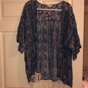 Patterned Kimono only worn once